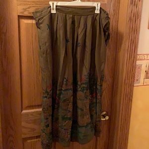 Vintage fox skirt